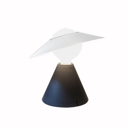 Post-Modern Metal Alloy Lamp – Black or Red | Warm or White Light