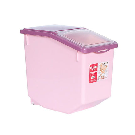 Plastic Food Storage Box 🍱 – Lift-Up Lid, Moisture-Proof, 2 Sizes