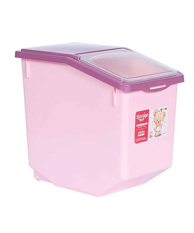 Plastic Food Storage Box 🍱 – Lift-Up Lid, Moisture-Proof, 2 Sizes