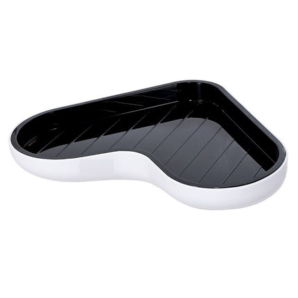 Wall-mounted Non-perforated Triangle Shelf In The Bathroom