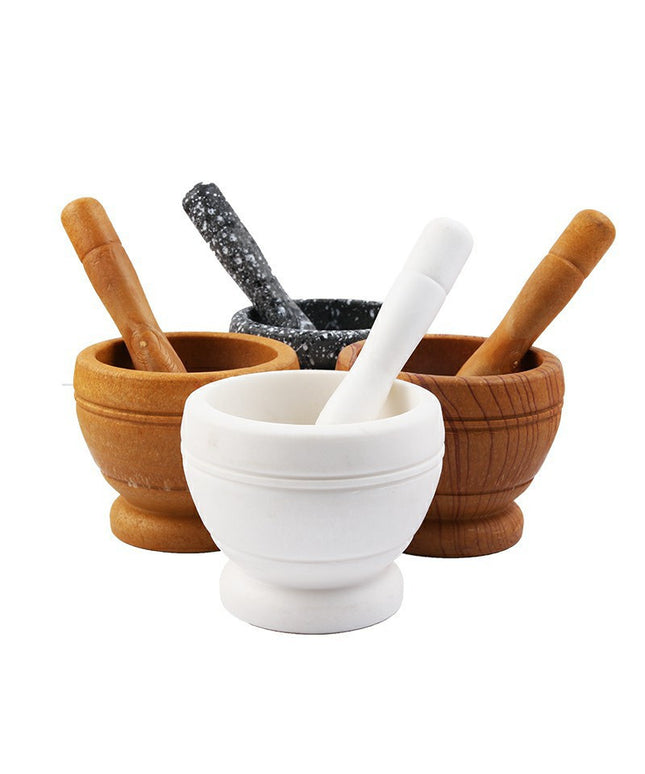 Pestle & Mortar 🌿 – White, Wood or Granite Effect