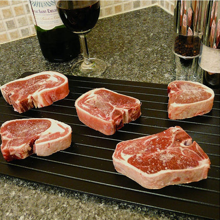 Fast Defrost Aluminum Thawing Tray | Food Grade Kitchen Gadget