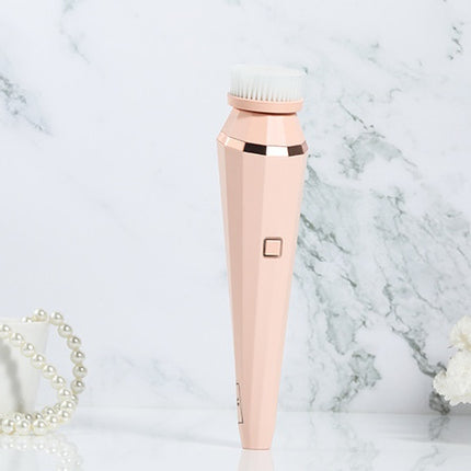 4-in-1 Rechargeable Facial Cleansing Brush – Deep Cleaning & Skin Care Device