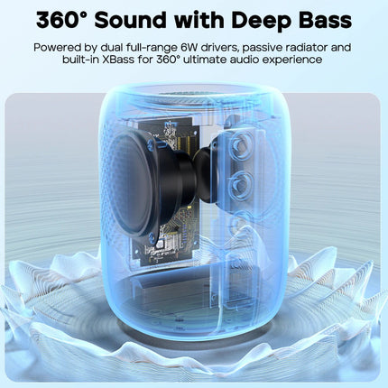 StormBox Mini Bluetooth Speaker | Waterproof LED Portable Speaker
