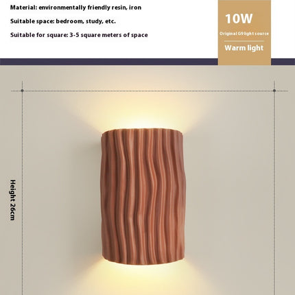 Bedroom Bedside Resin Wall Lamp Ambience Light