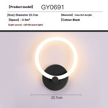 Creative Wall Lamp Simple Modern Bedroom Bedside Lamp