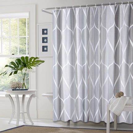 Waterproof Polyester Shower Curtain 180×180cm | Nordic & European Patterns – Ikeame