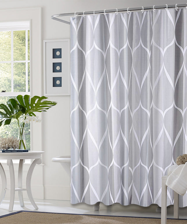 Waterproof Polyester Shower Curtain 180×180cm | Nordic & European Patterns – Ikeame