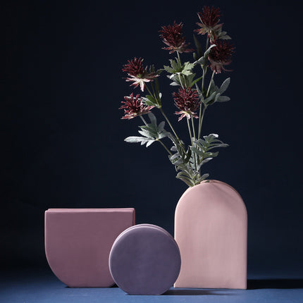 Soft Tone Ceramic Vase | Minimalist Modern Decorative Vase