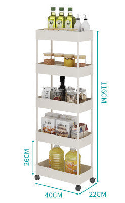 Modern Multi-Layer Plastic Storage Shelves – 3, 4, 5 Tier & Corner Options