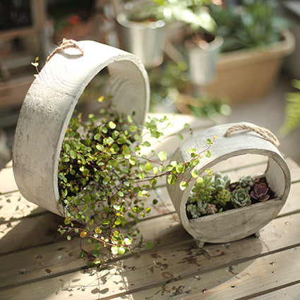 Wooden Flower Stand – Indoor & Outdoor | Tower or Round, Large or Small