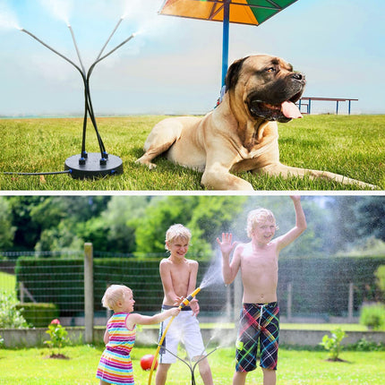 New Outdoor Beach Garden Stand Misting Cooling System