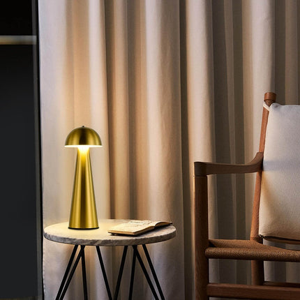 Atmosphere Table Lamp – Touch Switch USB Rechargeable (5 Metallic Colours)