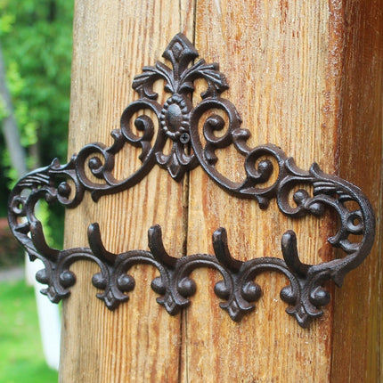 European Retro Nostalgic Wrought Iron Garden Hook