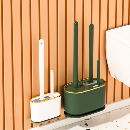 Wall-Mounted Silicone Toilet Brush | Flexible No Dead Angle Cleaning – Ikeame