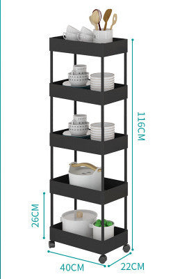 Modern Multi-Layer Plastic Storage Shelves – 3, 4, 5 Tier & Corner Options