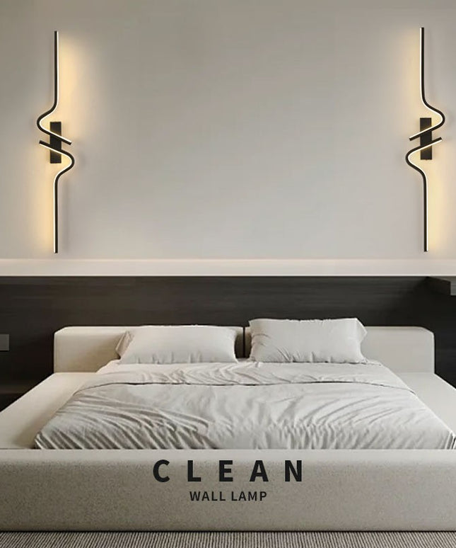 Bedroom Bedside Lamp Modern Minimalist Background Wall Lamp