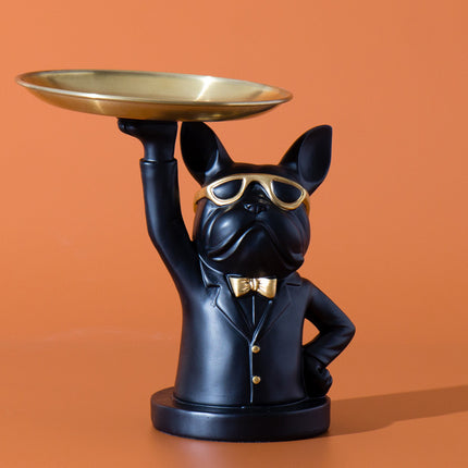French Bulldog Key Storage Tray Luxury Decor