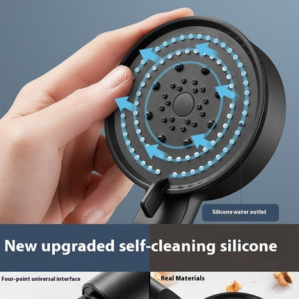 Supercharged 5-Speed Shower Head Set | Portable with Hose & Base – Ikeame