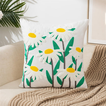 Pastoral Yellow Flower Cushion – Cosy Country Style 🌼