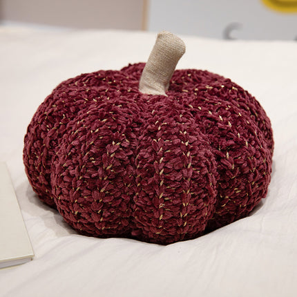 Small Pumpkin Sofa Cushion – Caramel 30cm Autumn Decorative Pillow