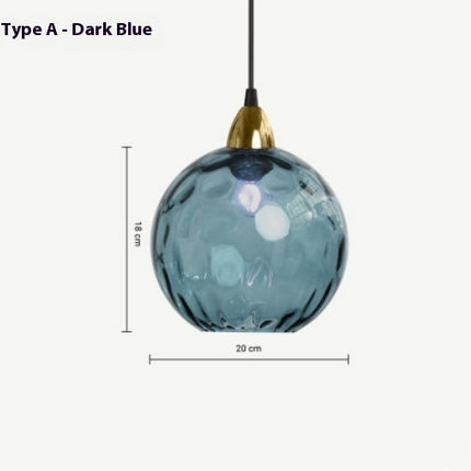 Modern Water-Wave Glass Ball Chandelier – Nordic Style | 10 Colours