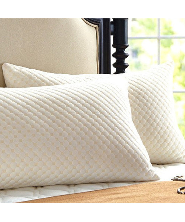 Honeycomb Knitted Pillow Core – Feather Silk Cotton 48×74cm | Ikeame