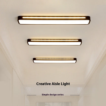 Nordic LED Strip Ceiling Lamp – Aluminium & Acrylic | 2 Sizes