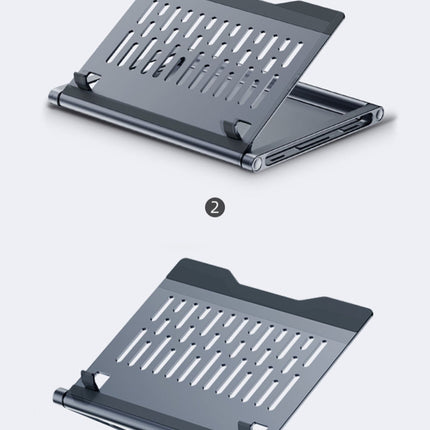 💻 Laptop Stand with 8-in-1 Docking Station – Elevate Your Workspace