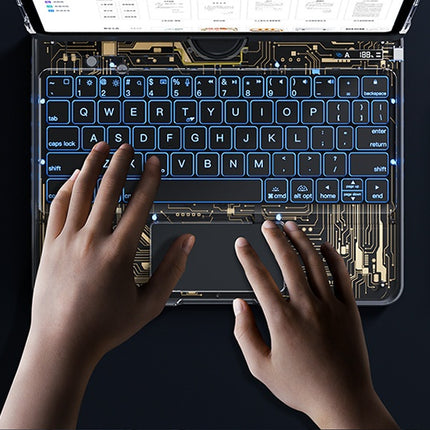 💻✨ 360° Swivel iPad Keyboard Case – Work, Create, Rotate