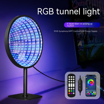 Creative Tunnel Multi-layer Led Mirror Ambience Light