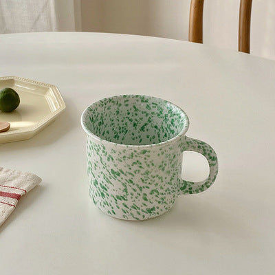 Ink Splash Ceramic Mug | Colourful Japanese Style Coffee Cup