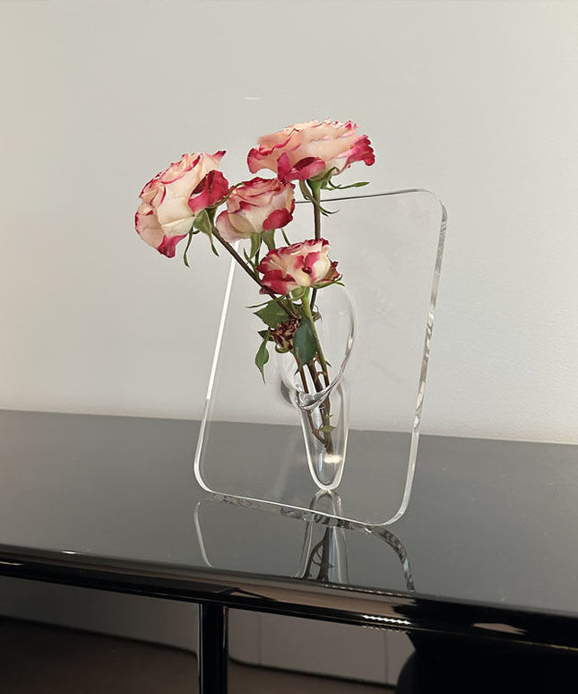 Frame Vase – Acrylic Nordic Illusion Flower Display