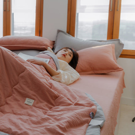 Japanese washed cotton summer cool quilt – Trendy & Practical for Daily Living