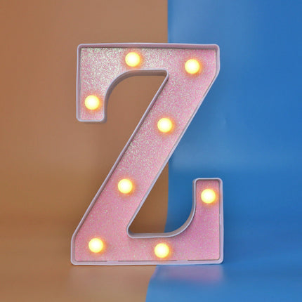 Night Light English Letter Lamp Birthday Party