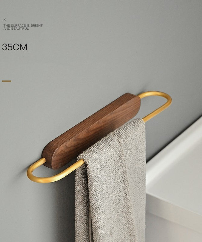 No Punching Towel Rack Light Luxury Bathroom Towel Hanging