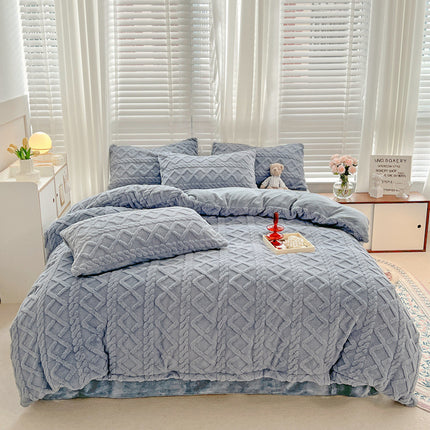 Plush Fleece Bedding Set | Warm Winter Duvet Cover