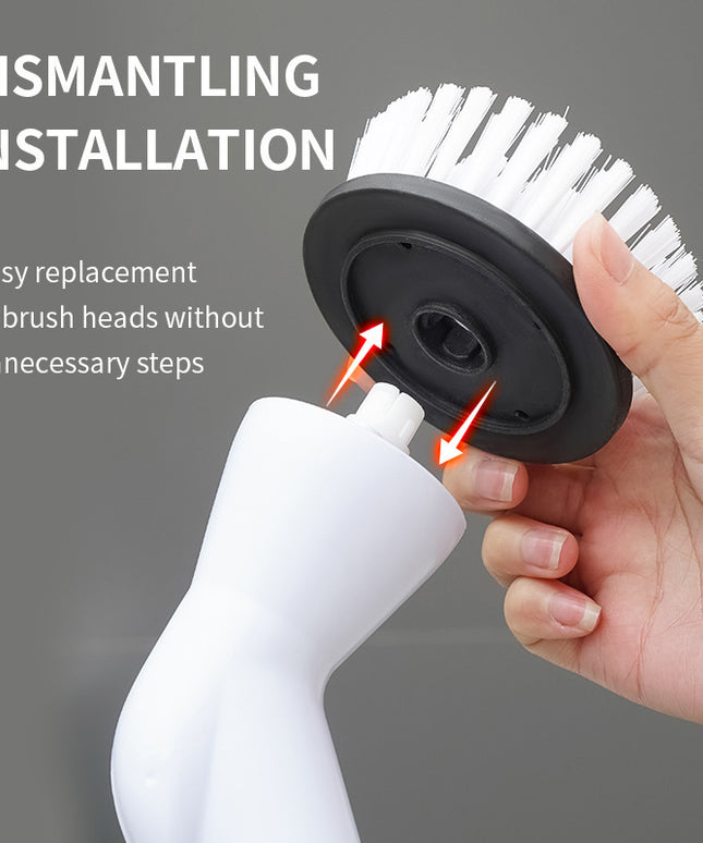 6-in-1 Wireless Electric Cleaning Brush | Extendable Scrubber – Ikeame