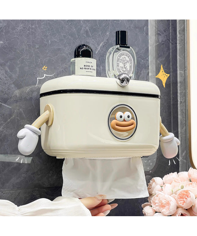 Tissue Box Home Bathroom Wall-mounted Punch-free