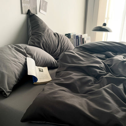 Ins quilt cover bedding student dormitory four-piece single solid color simple – Trendy & Practical for Daily Living