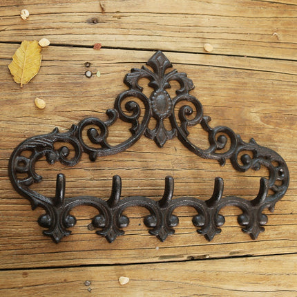European Retro Nostalgic Wrought Iron Garden Hook