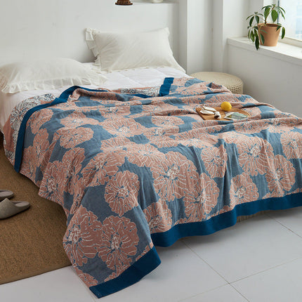 Five-layer nap thin blanket cotton yarn – Trendy & Practical for Daily Living