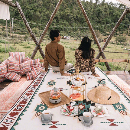 Boho Style Blanket – 130×160cm | 3 Patterns, Indoor & Outdoor