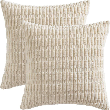 Colourful Wheat-Ear Corduroy Cushions – Soft & Stylish 45x45 cm