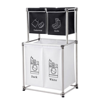 Double-Height Multi-Layer Laundry Storage Basket 🧺✨