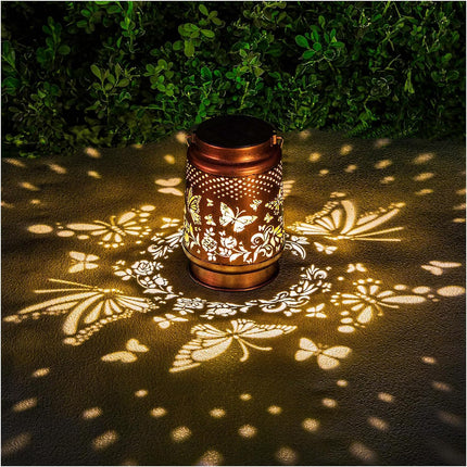 Solar Butterfly Garden Lamp – Waterproof Hanging Decorative Light | Ikeame