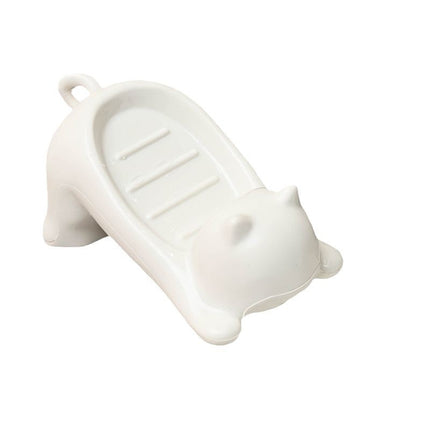 Cute Cat Plastic Soap Dish 🐱🫧