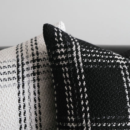 Modern Coarse Knit, Monochrome Cushion and/or Cover