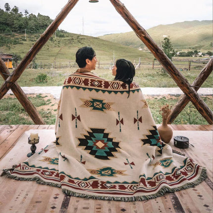 Boho Style Blanket – 130×160cm | 3 Patterns, Indoor & Outdoor