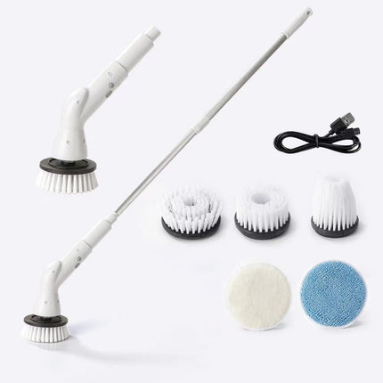6-in-1 Wireless Electric Cleaning Brush | Extendable Scrubber – Ikeame